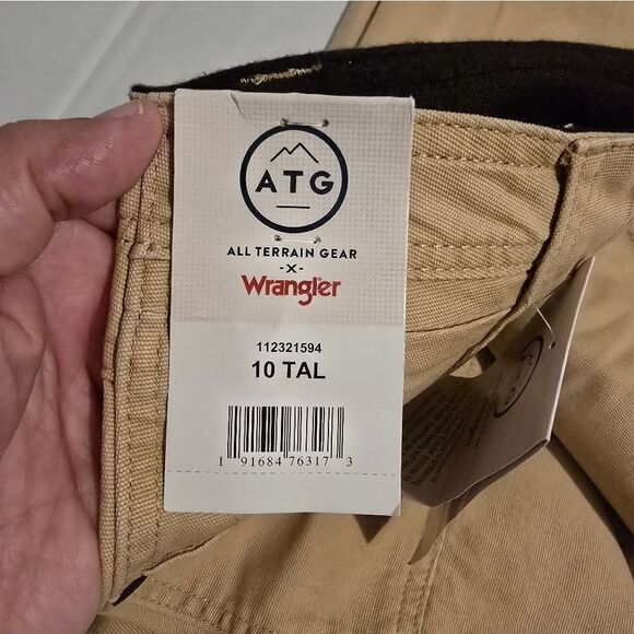ATG x Wrangler Sierra Slim Pants Size 10 Tall In Tan - Picture 7 of 13